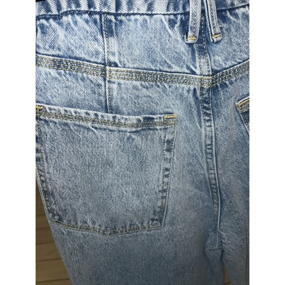 Good American  90s Duster High Rise Cropped Straight Leg Jean 0/24 Indigo101 - Picture 7 of 8
